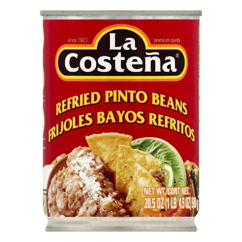 La Costena Refried Pinto Beans, 20.5 OZ (Pack of 12)
