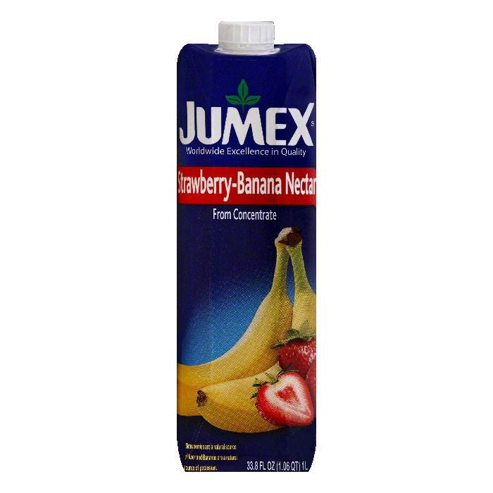 Jumex Strawberry-Banana Nectar, 33.8 OZ (Pack of 12)