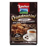 Loacker Espresso Bite Size Wafer Cookies, 7.76 OZ (Pack of 6)