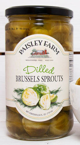 Paisley Farm Dilled Brussel Sprouts, 24 OZ (Pack of 6)