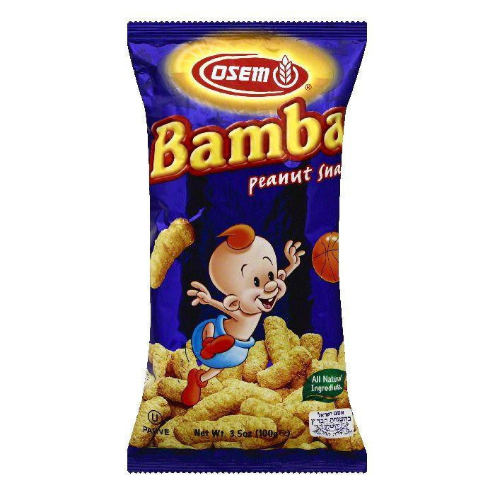 Osem Bamba Peanut Snacks, 3.5 OZ (Pack of 12)