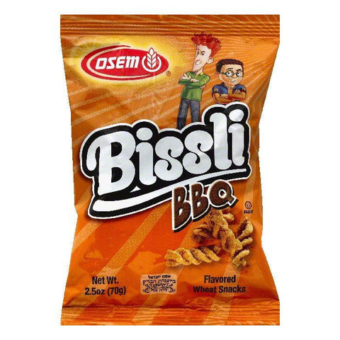 Osem BBQ Bissli Wheat Snacks, 2.5 OZ (Pack of 24)