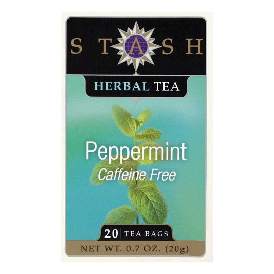Stash Tea Stash Caffeine Free Herb Peppermint, 20 BG (Pack of 6)
