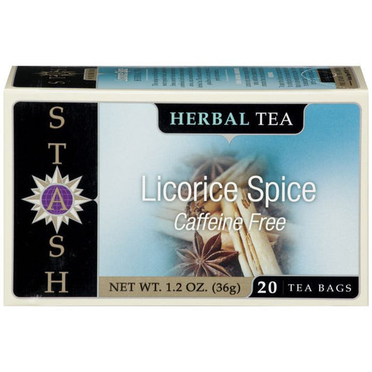 STASH Licorice Spice 20 Ct Tea Bags 1.2 OZ (Pack of 6)