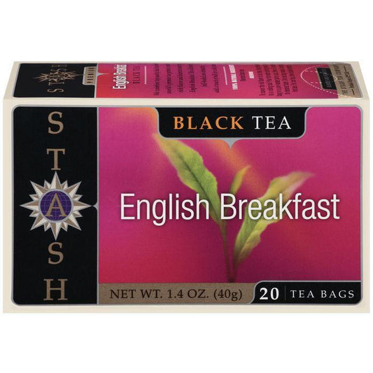 Stash English Breakfast Black Tea Bags 20 Ct (Pack of 6)