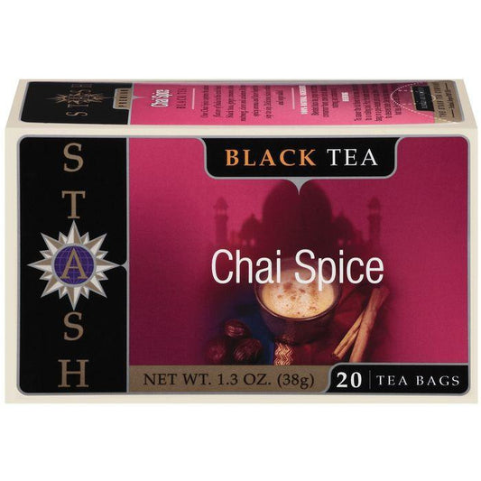 Stash Chai Spice Black Tea Bags 20 Ct (Pack of 6)