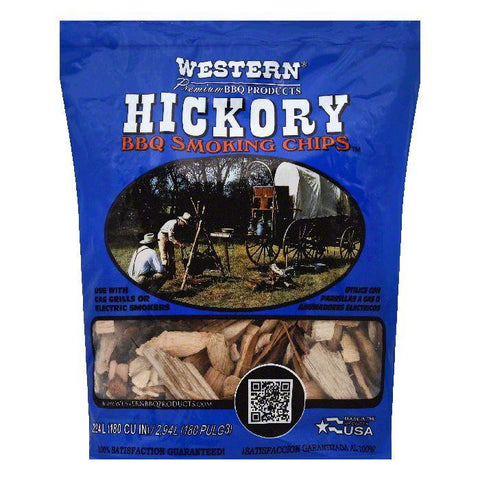 Western Hickory BBQ Smoking Chips, 1 ea (Pack of 6)