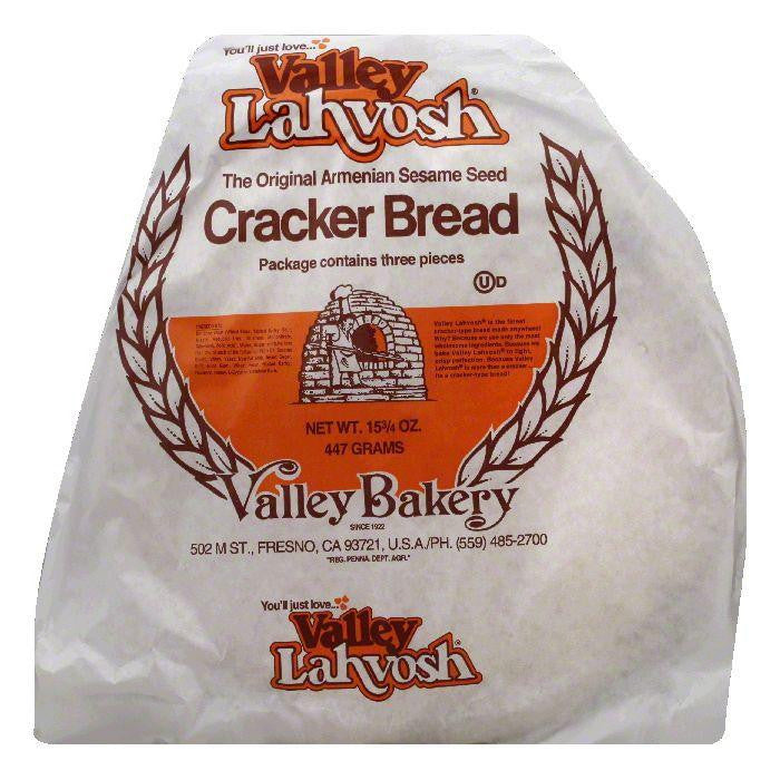 Valley Lahvosh The Original Armenian Sesame Seed Cracker Bread, 15.75 OZ (Pack of 7)