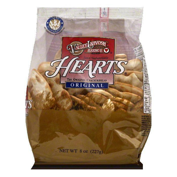 Valley Lahvosh Hearts Original Crackerbread, 8 OZ (Pack of 12)