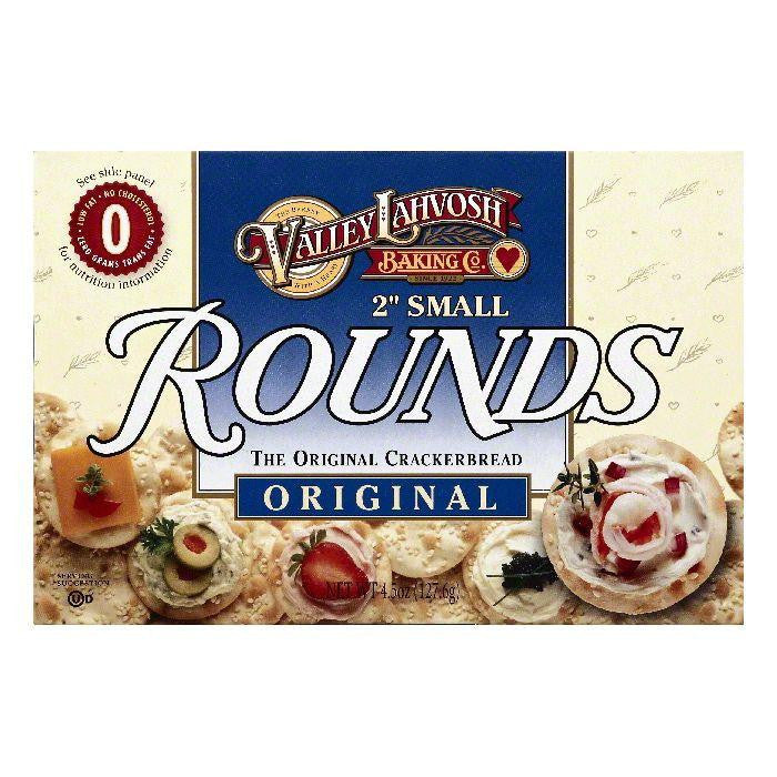 Valley Lahvosh 2 Inch Small Rounds Original Crackerbread, 4.5 OZ (Pack of 12)