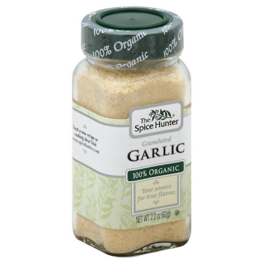 Spice Hunter 100% Organic Granulated Garlic, 2.2 Oz (Pack of 6)