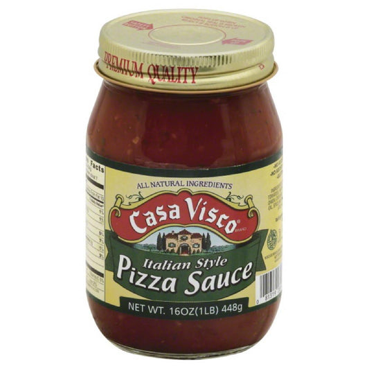 Casa Visco Italian Style Pizza Sauce, 16 Oz (Pack of 6)
