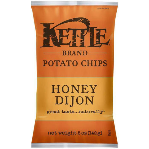 Kettle Brand Honey Dijon Potato Chips 5 Oz Bag (Pack of 15)