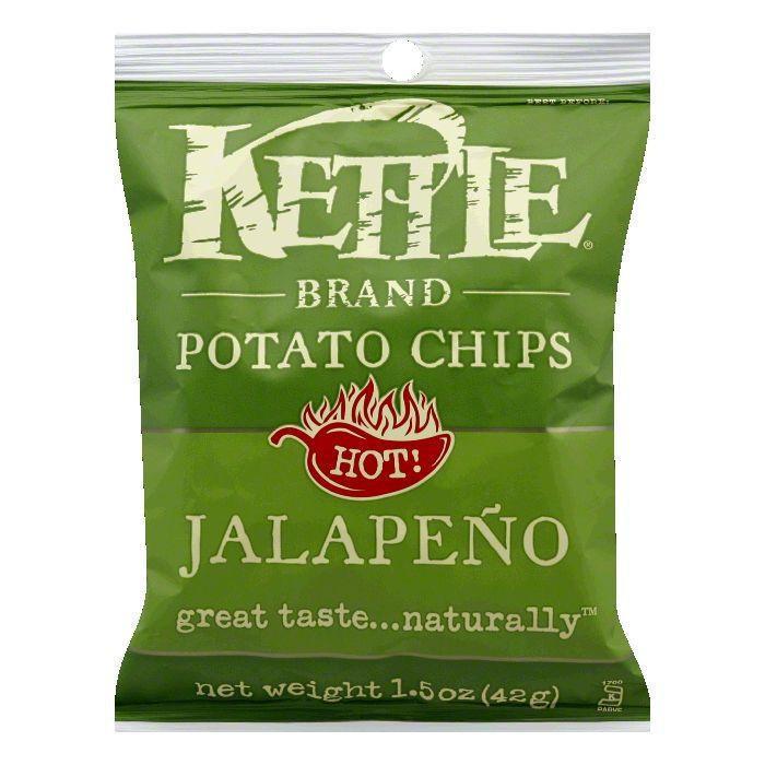 Kettle Brand Jalape???o Potato Chips, 1.5 OZ (Pack of 24)