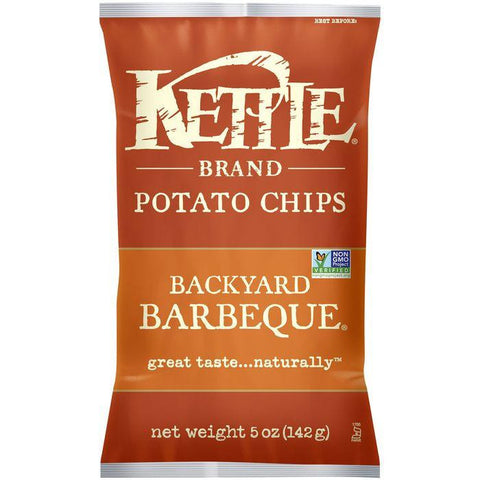 Kettle Brand Backyard Barbeque Potato Chips 5 Oz Bag (Pack of 15)