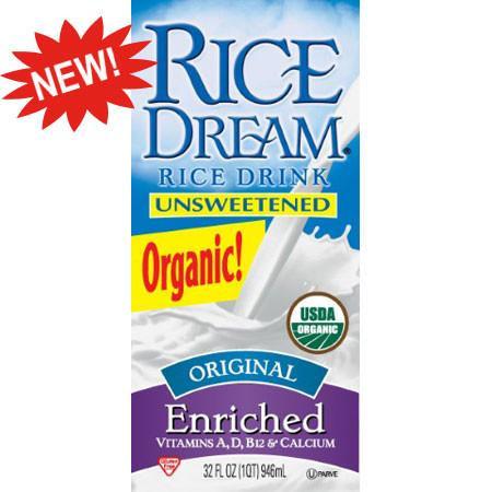 Dream Original Enriched Unsweetened Original, 32 FO (Pack of 12)