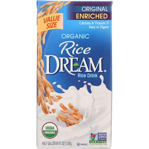 Rice Dream Original Enriched Organic Rice Drink, 64 fl oz (Pack of 8)