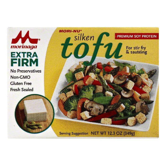 Mori Nu Extra Firm Tofu, 12.3 OZ (Pack of 12)