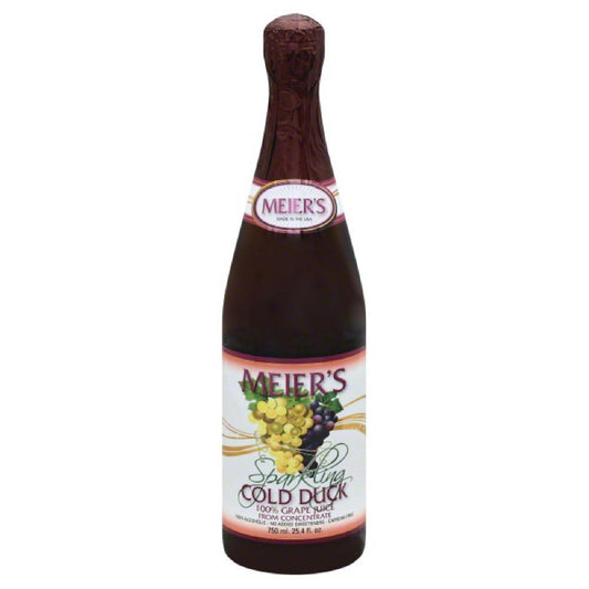 Meiers Sparkling Cold Duck 100% Grape Juice, 25.4 Fo (Pack of 12)