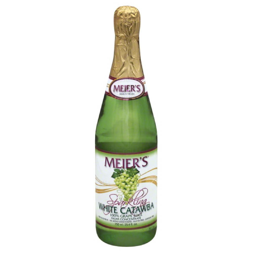 Meiers White Catawba Sparkling Grape 100% Juice, 25.4 Fo (Pack of 12)