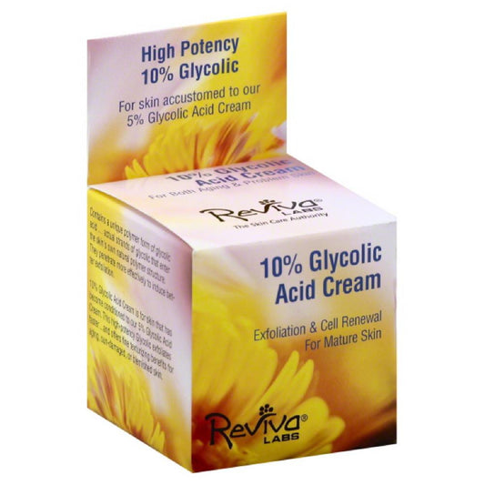 Reviva 10% Glycolic Acid Cream, 1.5 Oz