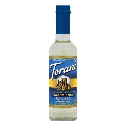 Torani Sugar Free Vanilla Flavoring Syrup, 12.7 OZ (Pack of 4)