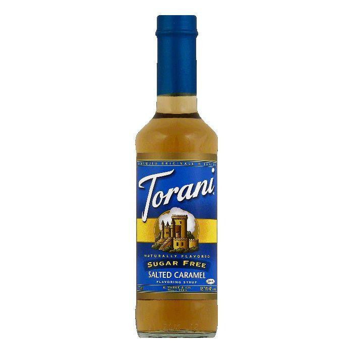 Torani Sugar Free Salted Caramel Flavoring Syrup, 12.7 OZ (Pack of 4)
