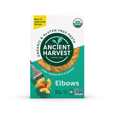 Ancient Harvest Organic & Gluten Free Pasta Elbows 8 OZ (Pack of 12)
