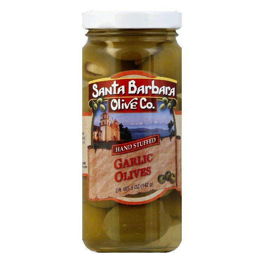 Santa Barbara Olives Stuffed Garlic, 5 OZ (Pack of 6)