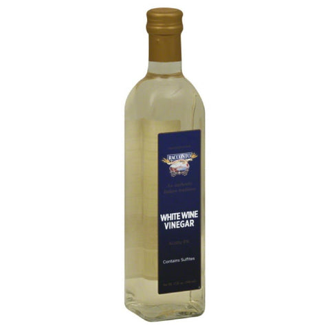 Racconto Vinegar White Wine, 17 Oz (Pack of 6)