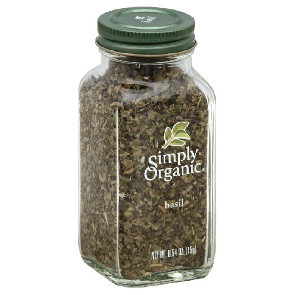 Simply Organic Basil, 0.54 Oz (Pack of 6)