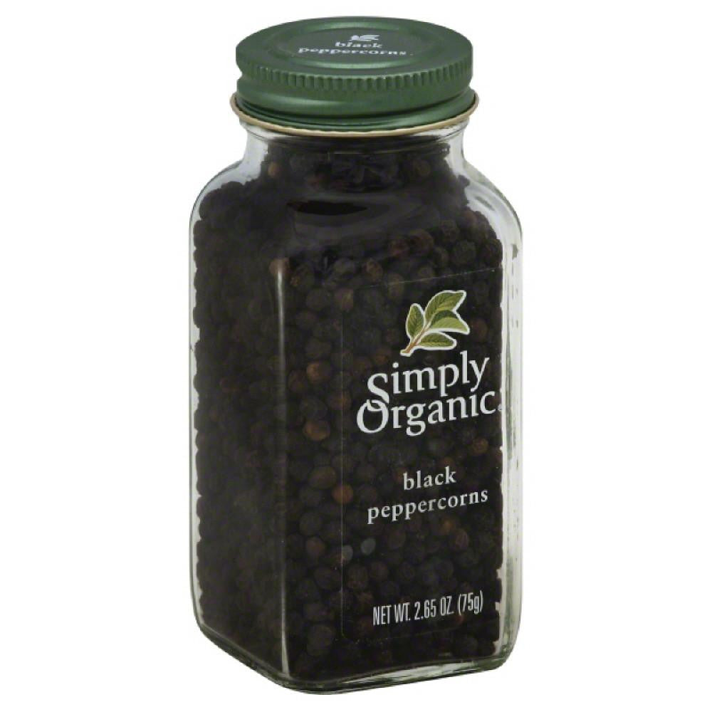 Simply Organic Black Peppercorns, 2.65 Oz (Pack of 6)