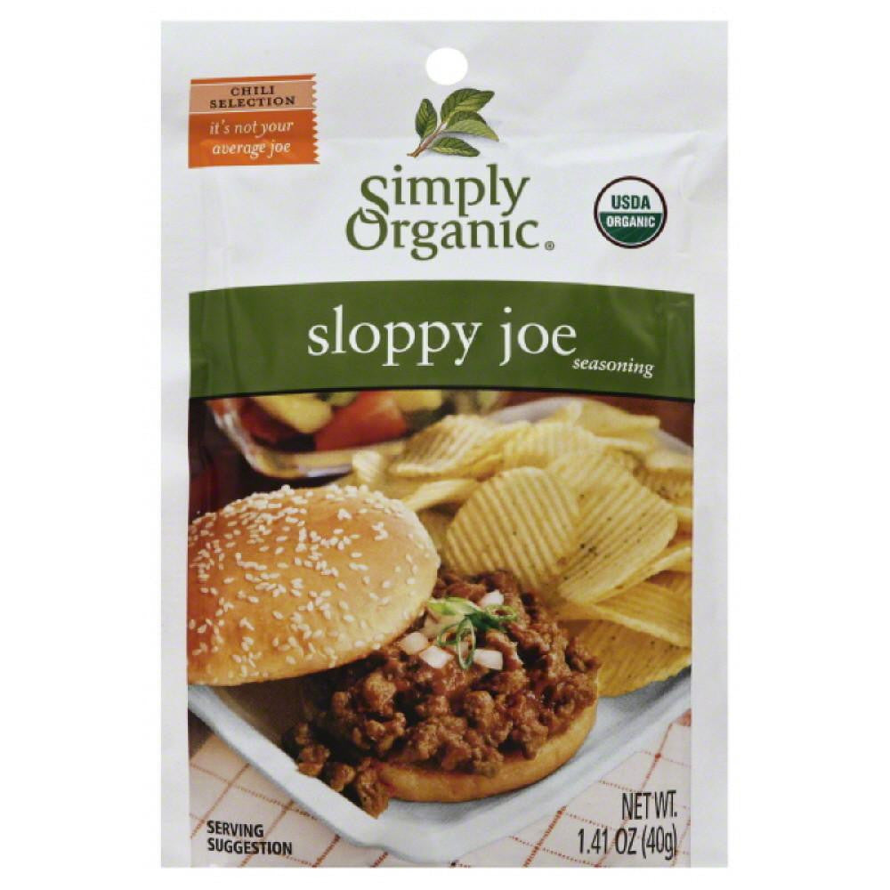 Simply Organic Sloppy Joe Seasoning, 1.41 Oz (Pack of 12)
