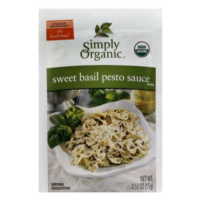 Simply Organic Sweet Basil Pesto Mix, 0.5 OZ (Pack of 12)