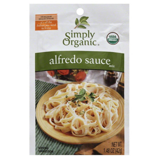 Simply Organic Alfredo Sauce Mix, 1.48 Oz (Pack of 12)