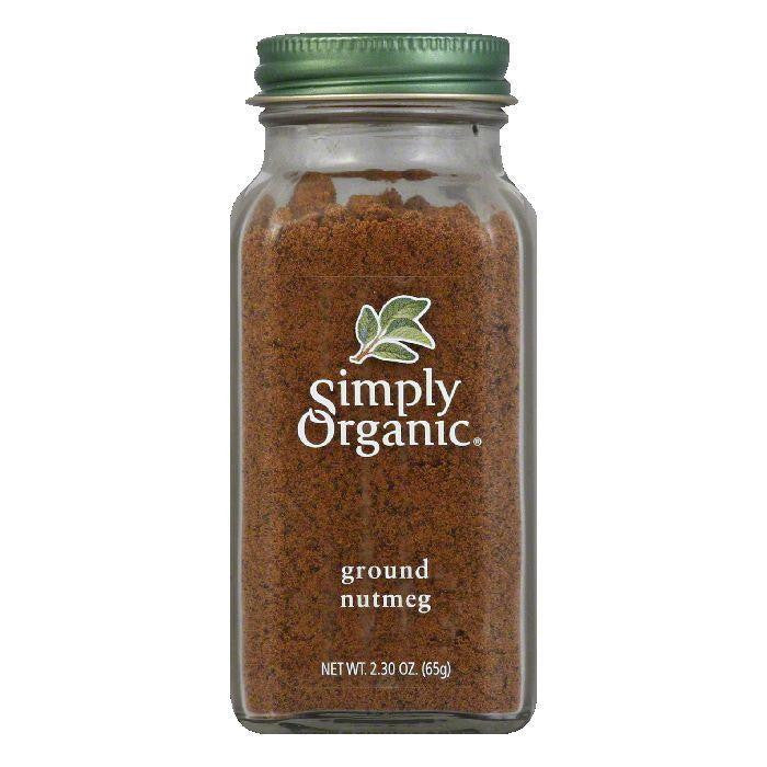 Simply Organic Nutmeg Ground Organic, 2.29 OZ (Pack of 6)