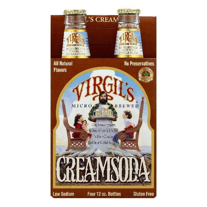 Virgil's Cream Soda, 4 ea (Pack of 6)