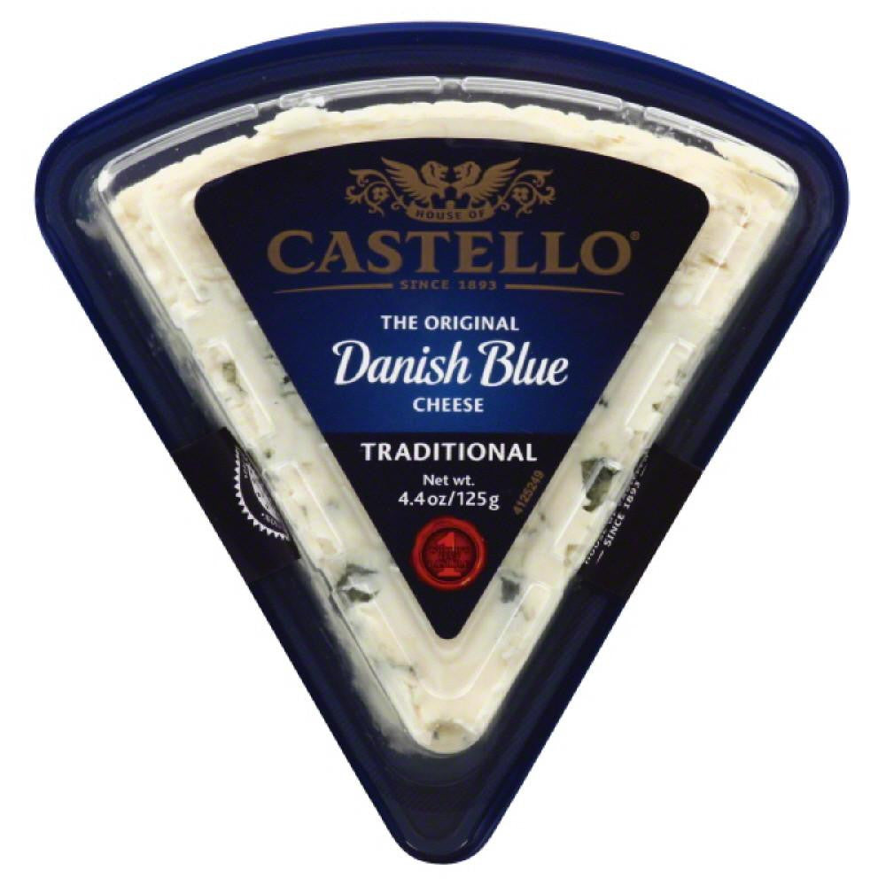 Castello Danish Blue Traditional Cheese, 4.4 Oz (Pack of 8)