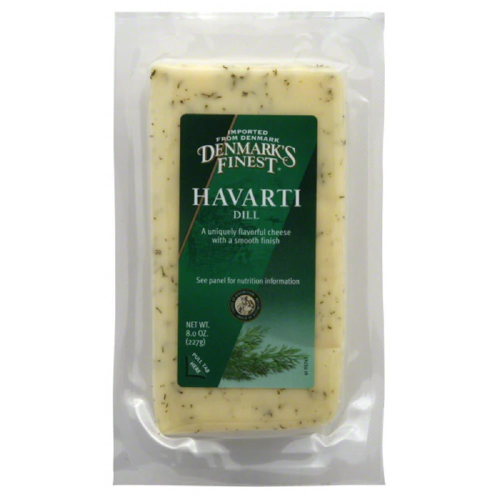 Denmarks Finest Havarti Dill Cheese, 8 Oz (Pack of 12)