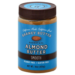 Barney Smooth Almond Butter, 16 Oz (Pack of 6)