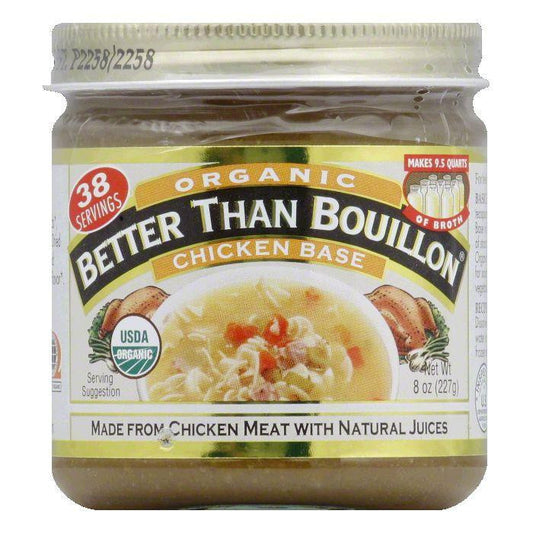 Better Than Bouillon Base Organic Chicken, 8 OZ (Pack of 6)