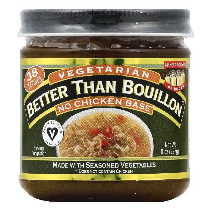 Better Than Bouillon Vegetarian No Chicken Base, 8 OZ (Pack of 6)