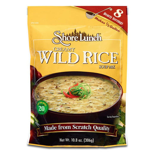 Shore Lunch Creamy Wild Rice Soup Mix, 10.8 OZ (Pack of 6)