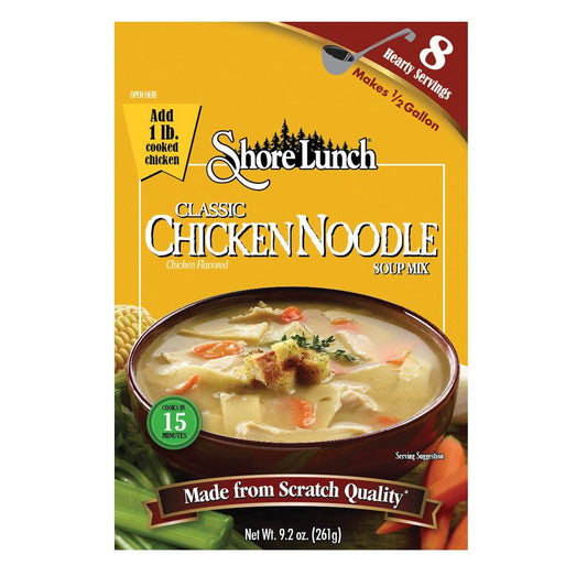 Shore Lunch Classic Chicken Noodle Soup Mix, 9.2 OZ (Pack of 6)