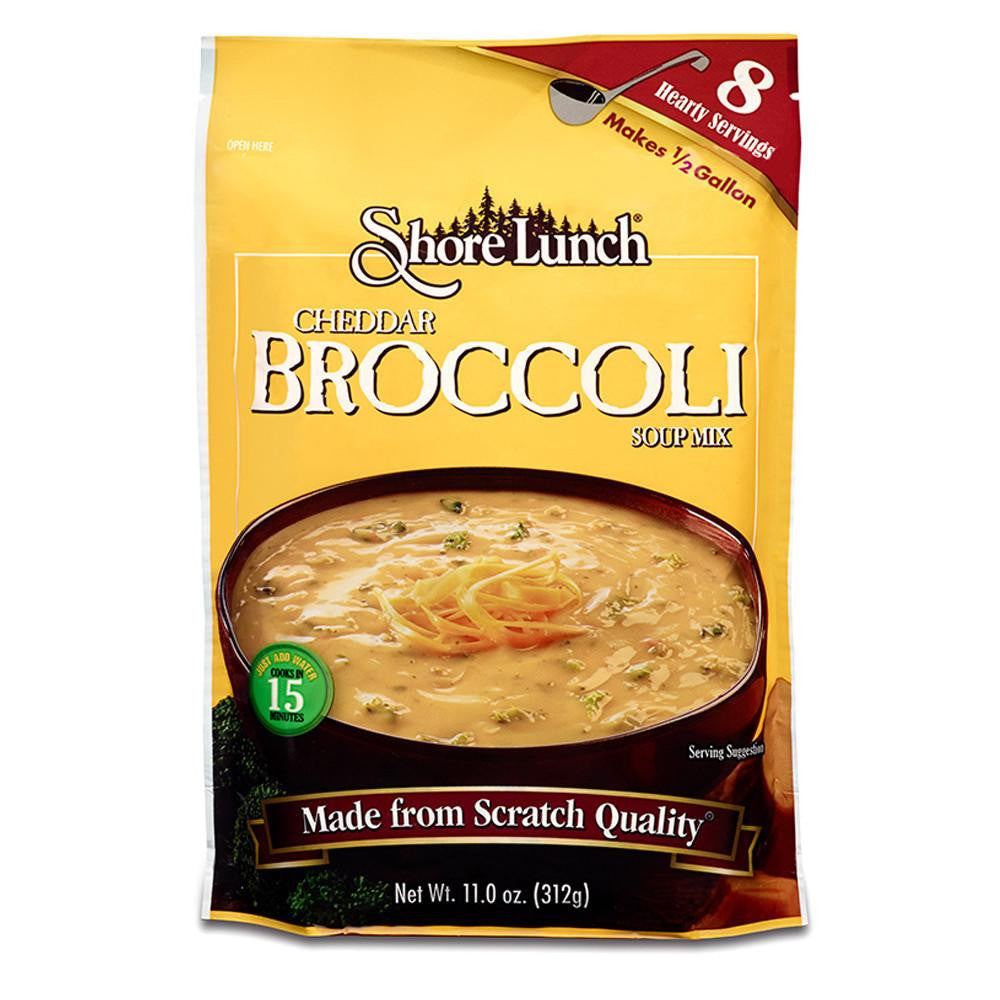 Shore Lunch Cheddar Broccoli Soup Mix, 11 OZ (Pack of 6)