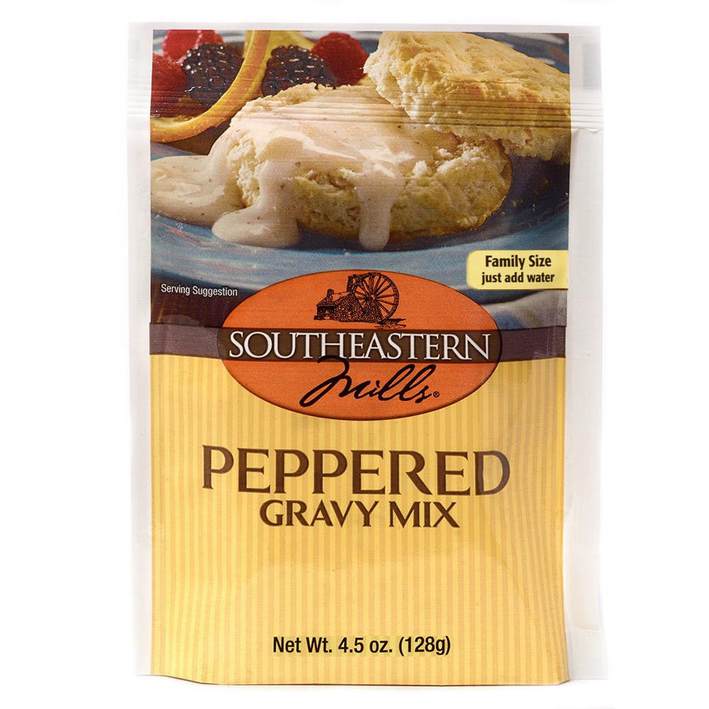 Southeastern Mills Family Size Peppered Gravy Mix, 4.5 OZ (Pack of 12)