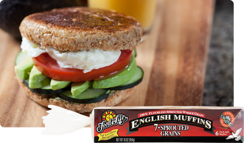 Food For Life Organic 7-Sprouted English Muffins, 16Oz (Pack of 6)