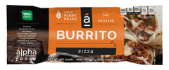 Alpha Foods Vegan Pizza Burrito, 5 Oz (Pack of 12)