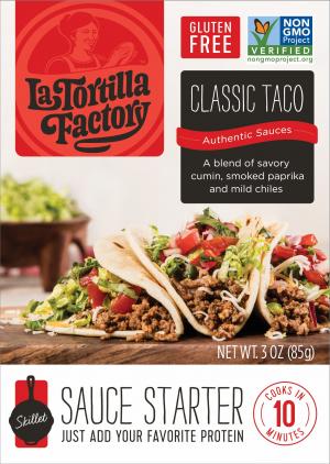 La Tortilla Factory Classic Taco Sauce Starter, 3 Oz (Pack of 16)