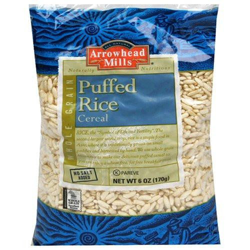 Arrowhead Mills Puffed Rice Cereal, 6 Ounce (Pack of 12)